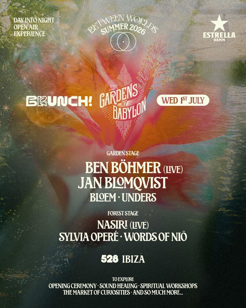 Brunch Elektronik x The Gardens of Babylon, 1 July at 528 Ibiza