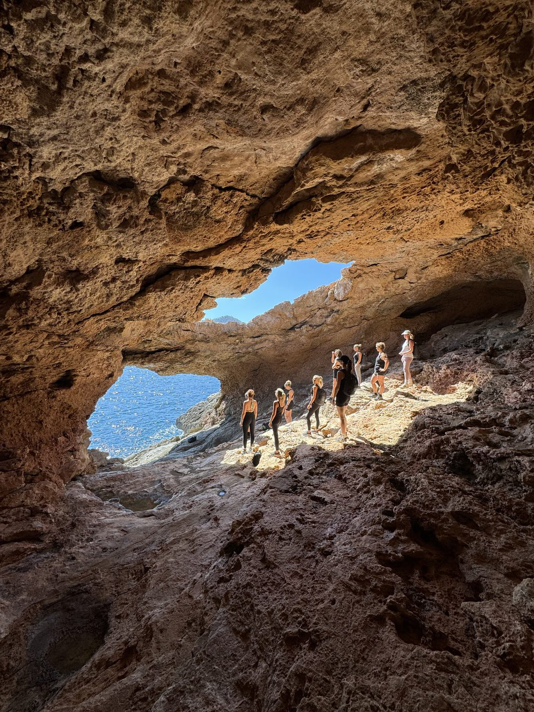 Ibiza Hike Station BioHiking coastal cave